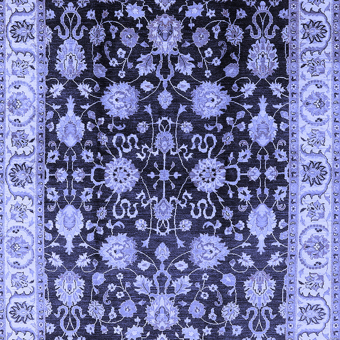 Oriental Blue Traditional Rug, urb2949blu