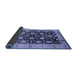 Sideview of Oriental Blue Traditional Rug, urb2949blu