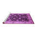 Sideview of Machine Washable Oriental Purple Traditional Area Rugs, wshurb2949pur