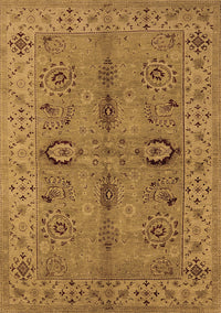 Oriental Brown Traditional Rug, urb2950brn