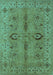 Oriental Turquoise Traditional Rug, urb2950turq