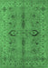 Oriental Emerald Green Traditional Rug, urb2950emgrn