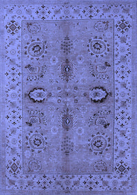 Oriental Blue Traditional Rug, urb2950blu