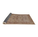 Sideview of Mid-Century Modern Light Copper Gold Oriental Rug, urb2951