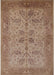 Mid-Century Modern Light Copper Gold Oriental Rug, urb2951