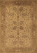 Oriental Brown Traditional Rug, urb2951brn