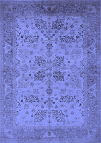 Oriental Blue Traditional Rug, urb2951blu