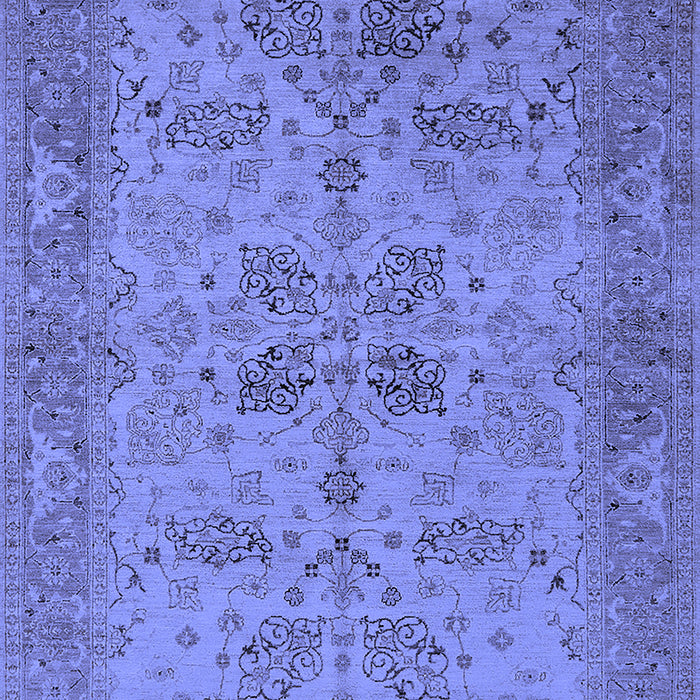 Oriental Blue Traditional Rug, urb2951blu