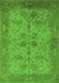 Oriental Green Traditional Rug, urb2951grn