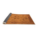 Sideview of Oriental Orange Traditional Rug, urb2951org