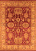 Machine Washable Oriental Orange Traditional Area Rugs, wshurb2952org