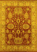Oriental Yellow Traditional Rug, urb2952yw