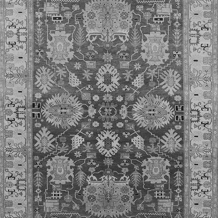 Machine Washable Oriental Gray Traditional Rug, wshurb2952gry