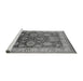 Sideview of Machine Washable Oriental Gray Traditional Rug, wshurb2952gry