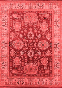 Oriental Red Traditional Rug, urb2952red
