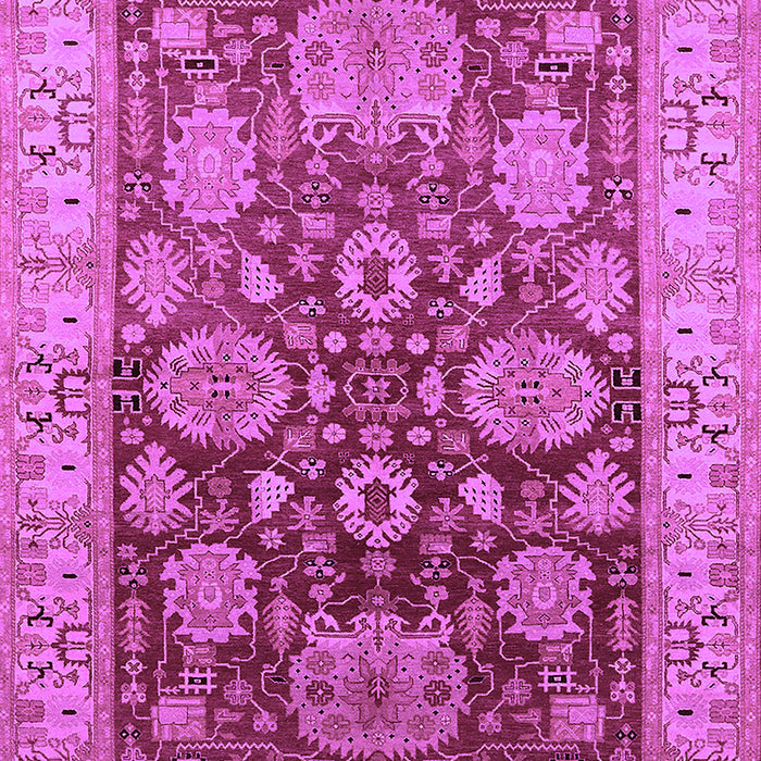 Machine Washable Oriental Purple Traditional Area Rugs, wshurb2952pur
