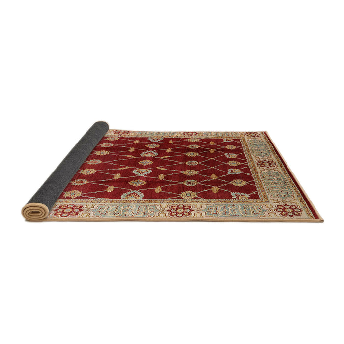 Sideview of Mid-Century Modern Red Oriental Rug, urb2953