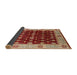 Sideview of Mid-Century Modern Red Oriental Rug, urb2953