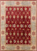 Mid-Century Modern Red Oriental Rug, urb2953