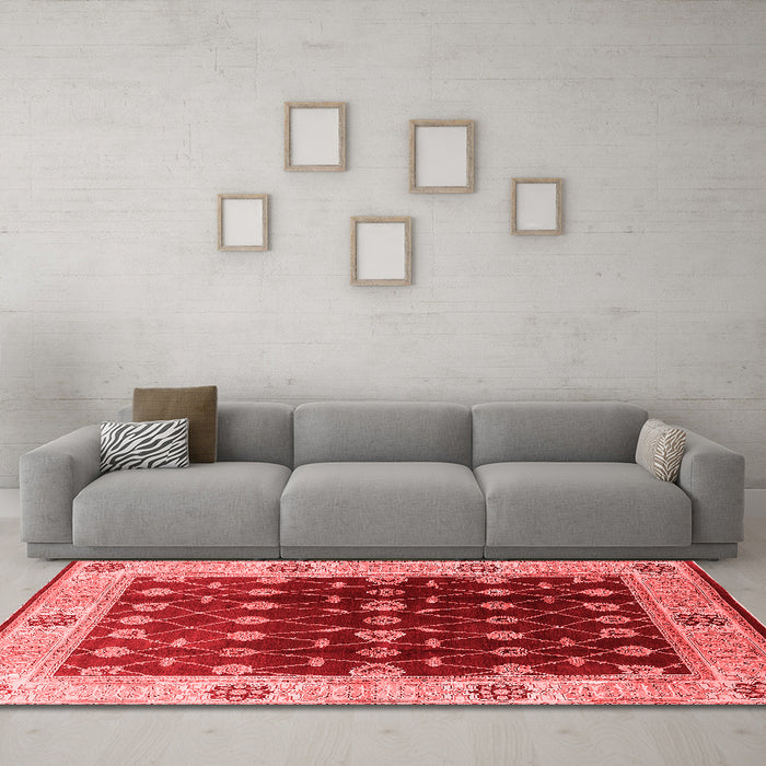 Traditional Red Washable Rugs