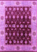 Machine Washable Oriental Purple Traditional Area Rugs, wshurb2953pur