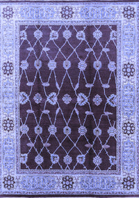 Oriental Blue Traditional Rug, urb2953blu