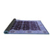 Sideview of Oriental Blue Traditional Rug, urb2953blu
