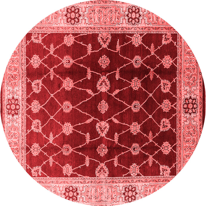 Machine Washable Oriental Red Traditional Rug, wshurb2953red