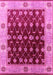 Machine Washable Oriental Pink Traditional Rug, wshurb2953pnk