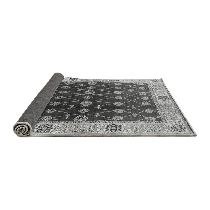 Sideview of Oriental Gray Traditional Rug, urb2953gry