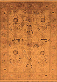 Oriental Orange Traditional Rug, urb2954org