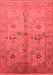 Oriental Red Traditional Area Rugs