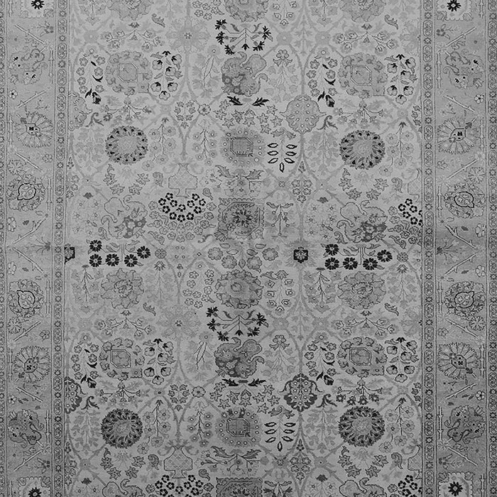 Machine Washable Oriental Gray Traditional Rug, wshurb2954gry