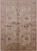 Machine Washable Industrial Modern Sienna Brown Rug, wshurb2954