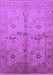 Machine Washable Oriental Purple Traditional Area Rugs, wshurb2954pur