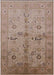 Mid-Century Modern Sienna Brown Oriental Rug, urb2954