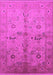 Oriental Pink Traditional Rug, urb2954pnk