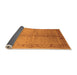 Sideview of Oriental Orange Traditional Rug, urb2955org