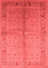 Oriental Red Traditional Rug, urb2955red