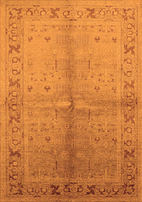 Oriental Orange Traditional Rug, urb2955org