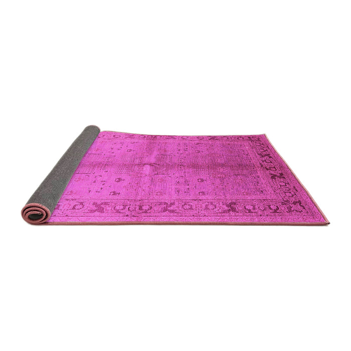 Sideview of Oriental Pink Traditional Rug, urb2955pnk