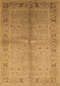 Oriental Brown Traditional Rug, urb2955brn