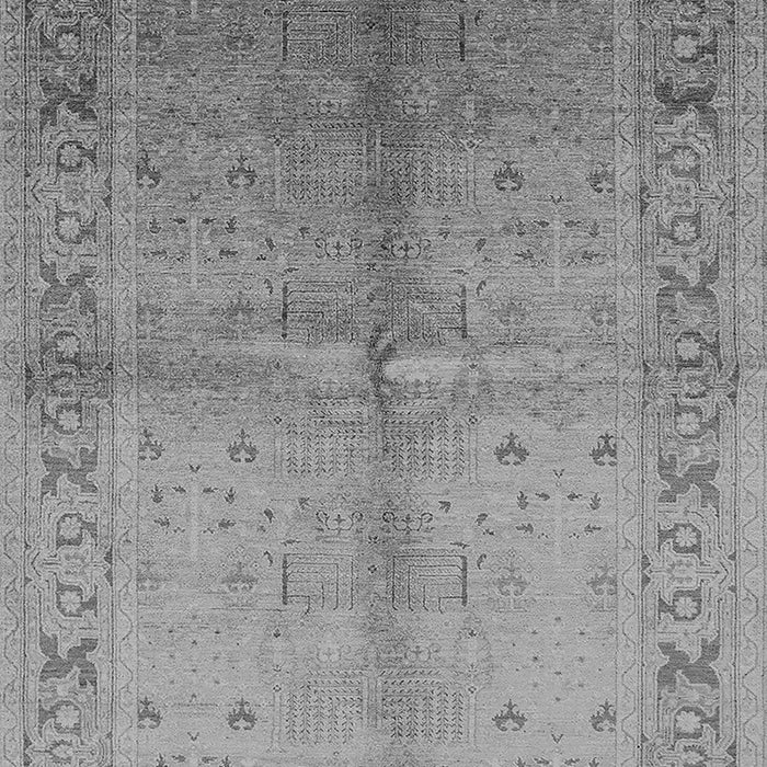 Machine Washable Oriental Gray Traditional Rug, wshurb2955gry