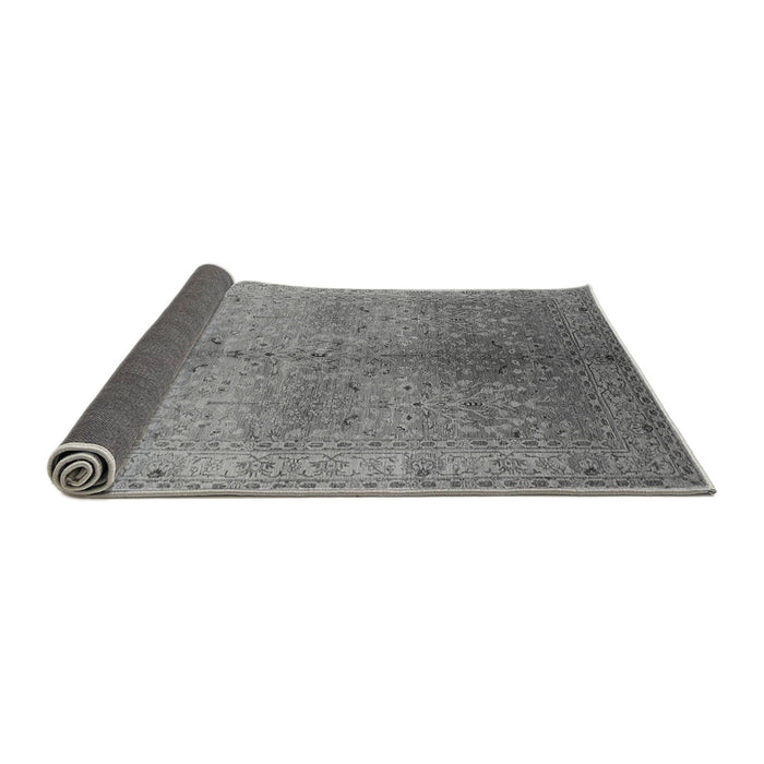 Sideview of Oriental Gray Traditional Rug, urb2956gry