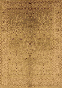 Oriental Brown Traditional Rug, urb2956brn