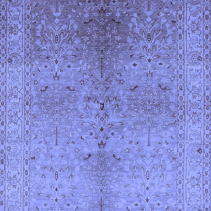 Oriental Blue Traditional Rug, urb2956blu