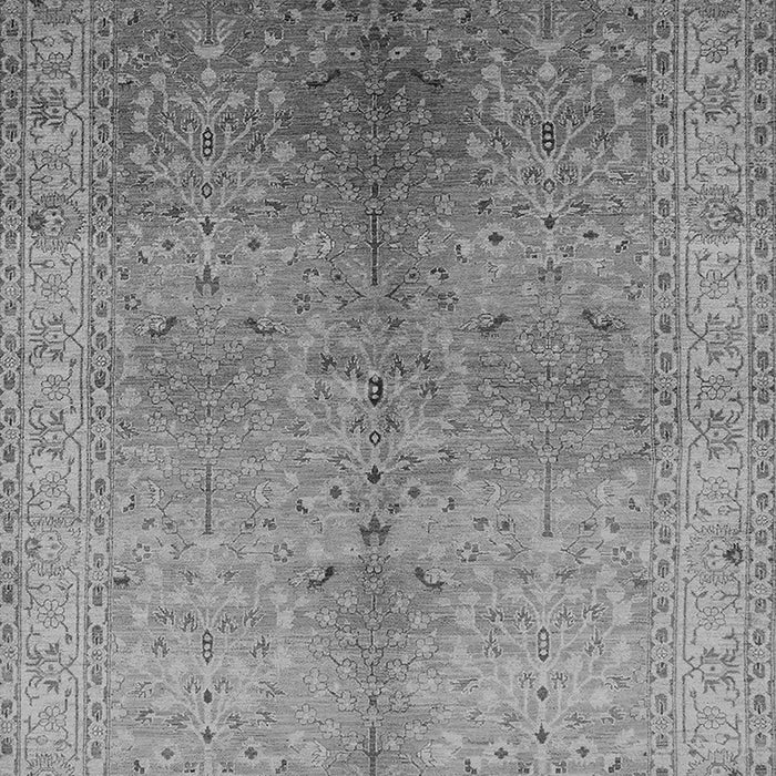 Machine Washable Oriental Gray Traditional Rug, wshurb2956gry