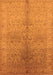 Oriental Orange Traditional Rug, urb2956org