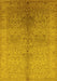 Oriental Yellow Traditional Rug, urb2956yw
