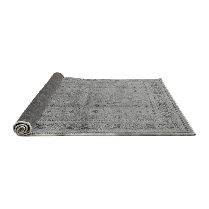 Sideview of Oriental Gray Industrial Rug, urb2957gry